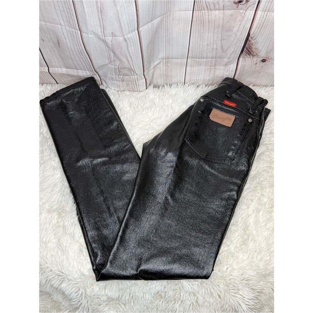 Vintage Wrangler Faux Leather Pants